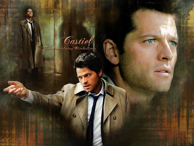 castiel on the head of a pin